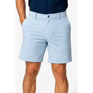 Harris Golf Short Endless Sky sz 38 light blue performance golf shorts preppy